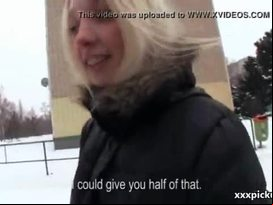 Public hardcore fuck with amateur czech babe for money 28